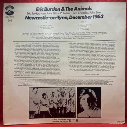 Eric Burdon & The Animals ‎– Newcastle - On - Tyne, December 1963 - Vinyl Store Online