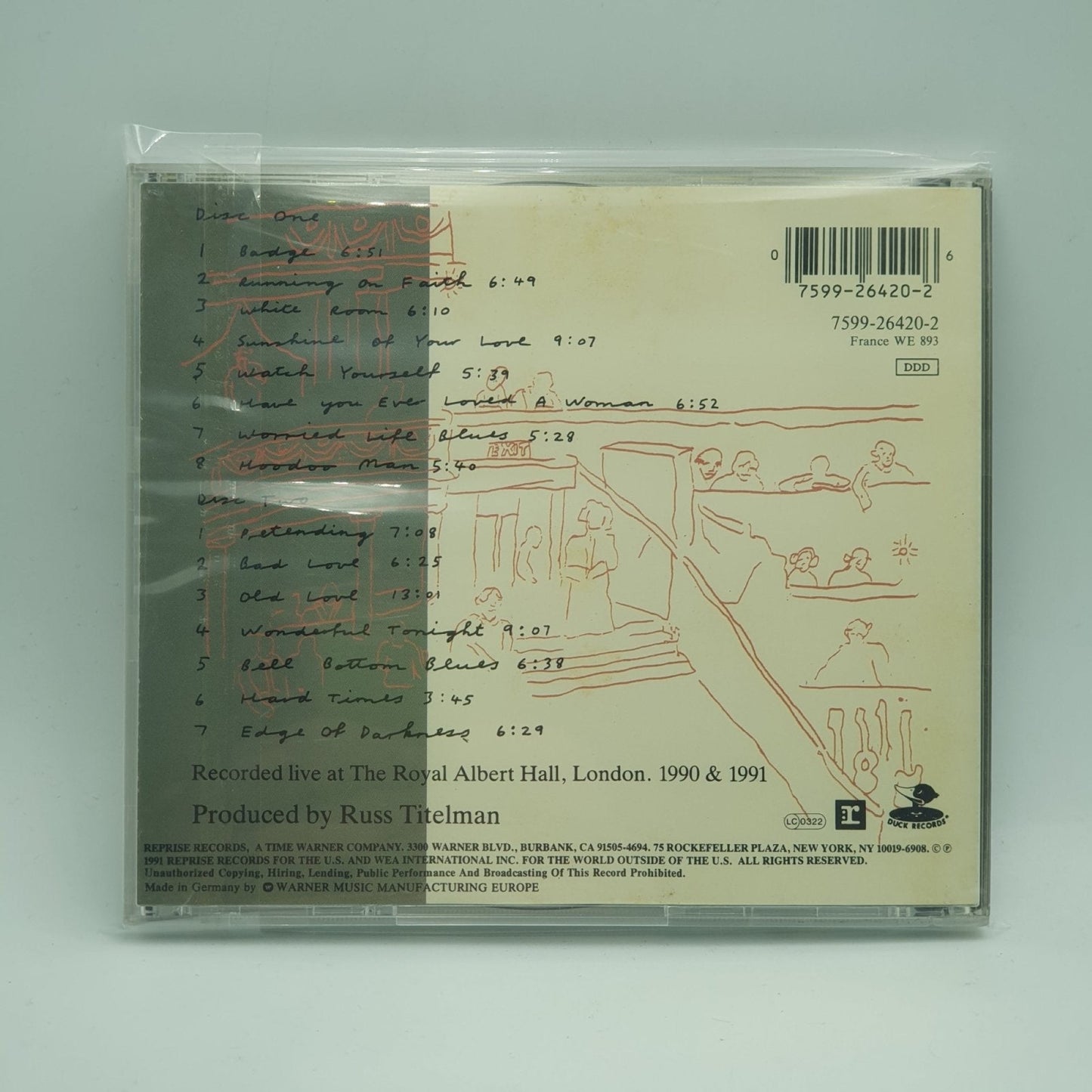Eric Clapton ‎– 24 Nights - Vinyl Store Online