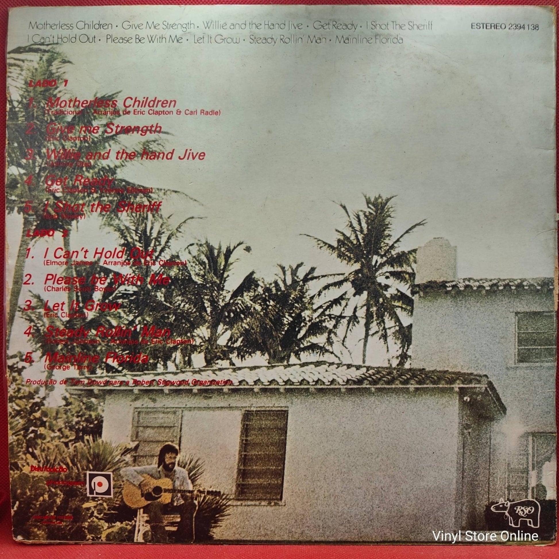 Eric Clapton ‎– 461 Ocean Boulevard - Vinyl Store Online