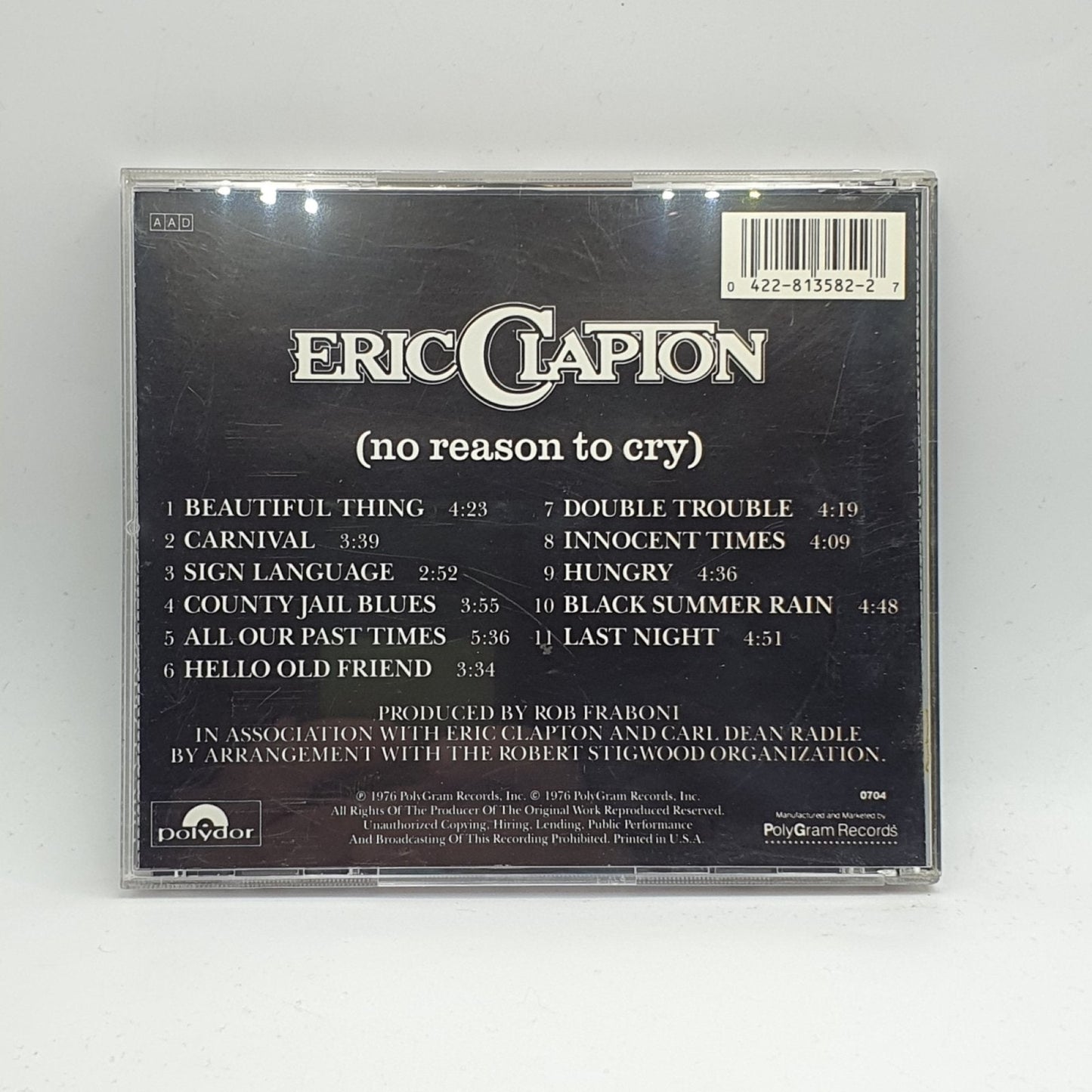 Eric Clapton ‎– No Reason To Cry - Vinyl Store Online
