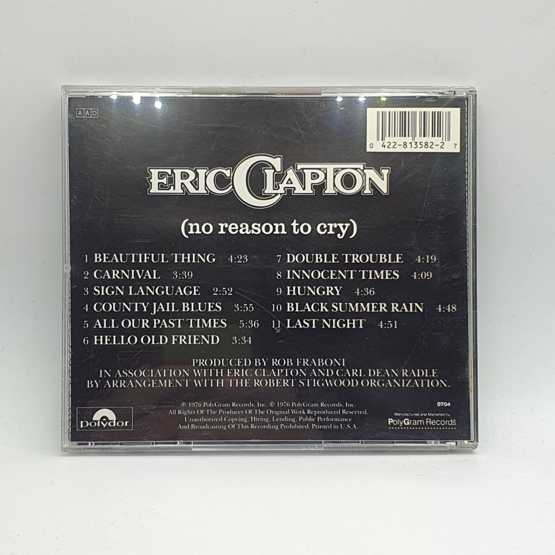 Eric Clapton ‎– No Reason To Cry - Vinyl Store Online