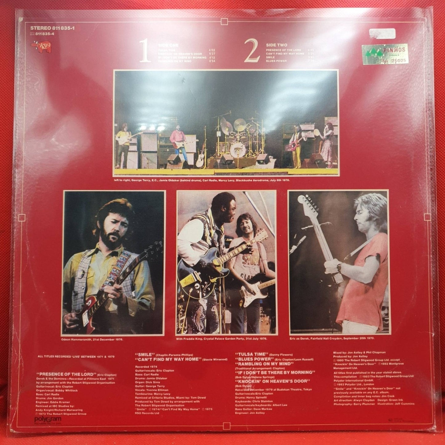 Eric Clapton ‎– Timepieces Vol. II - 'Live' In The Seventies - Vinyl Store Online