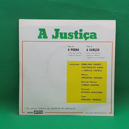 Ermelinda Duarte ‎– A Justiça - Vinyl Store Online