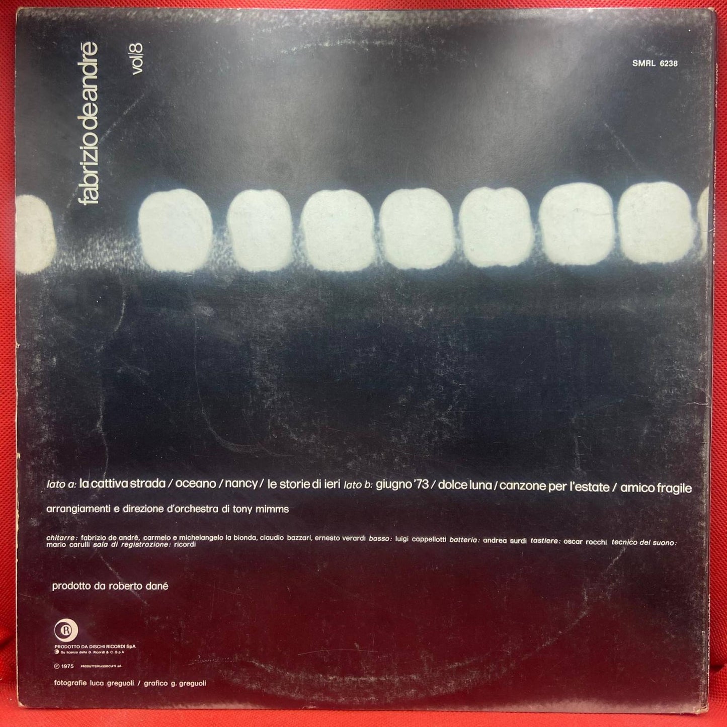 Fabrizio De André ‎– Vol. 8 - Vinyl Store Online
