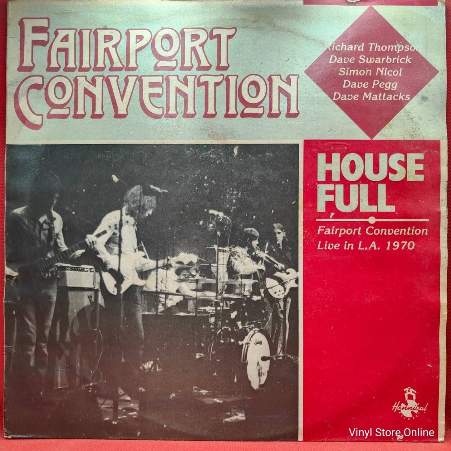 Fairport Convention ‎– House Full - Fairport Convention Live In L.A. 1970 - Vinyl Store Online