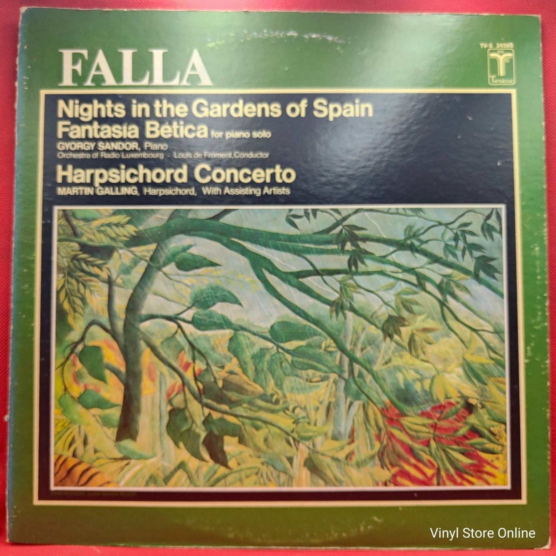 Falla ‎– Nights In The Gardens Of Spain / Fantasía Bética / Harpsichord Concerto - Vinyl Store Online