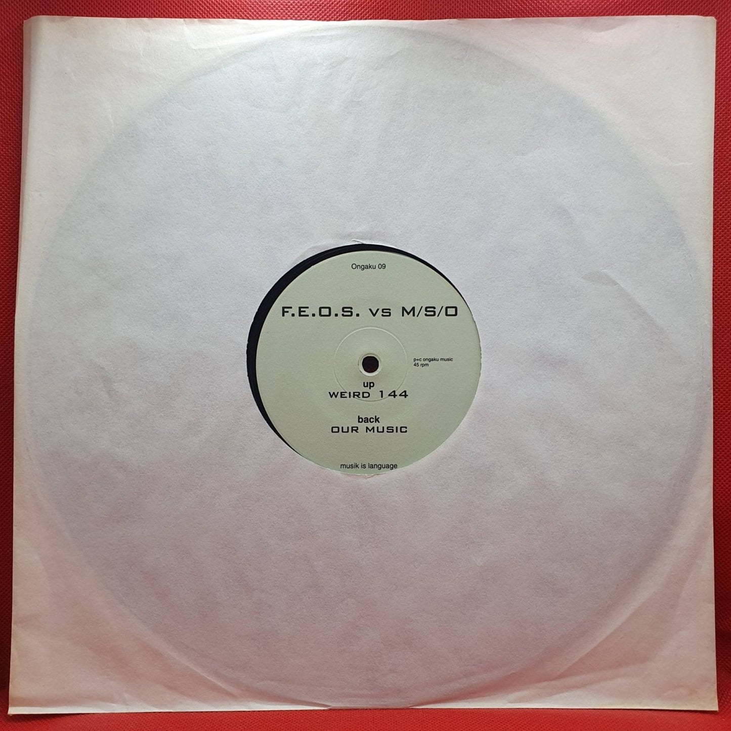 F.E.O.S. vs M/S/O ‎– Our Music - Vinyl Store Online