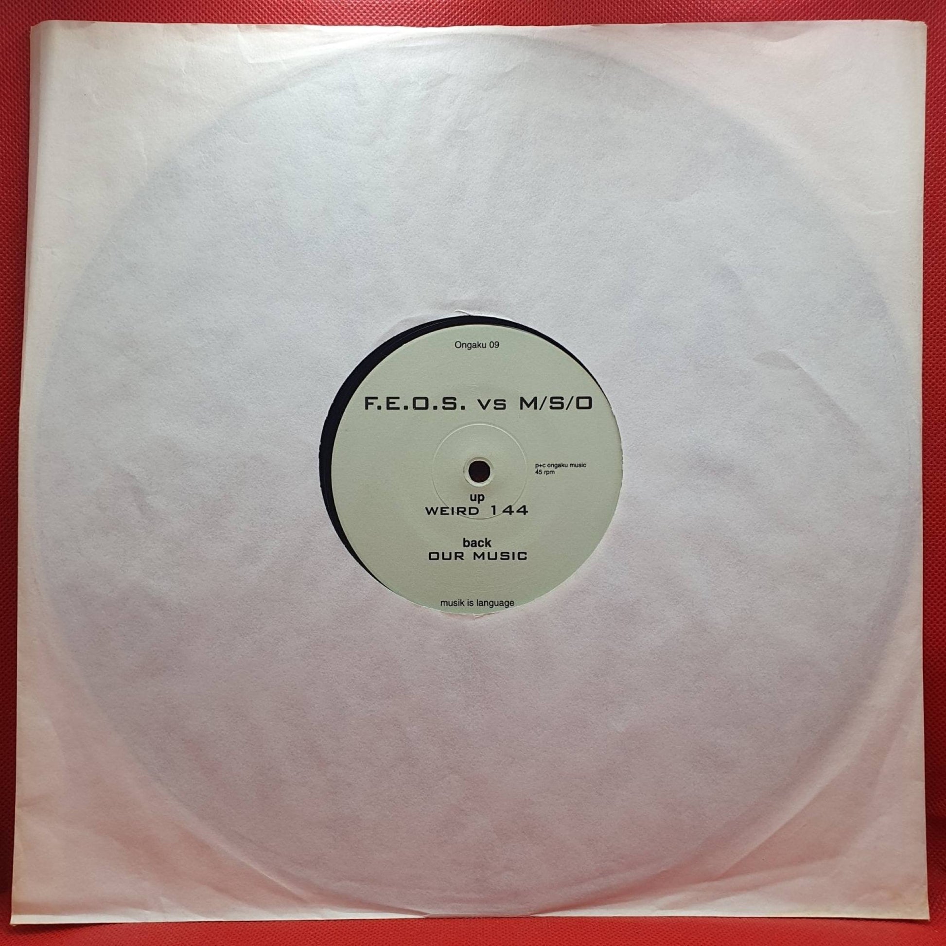 F.E.O.S. vs M/S/O ‎– Our Music - Vinyl Store Online
