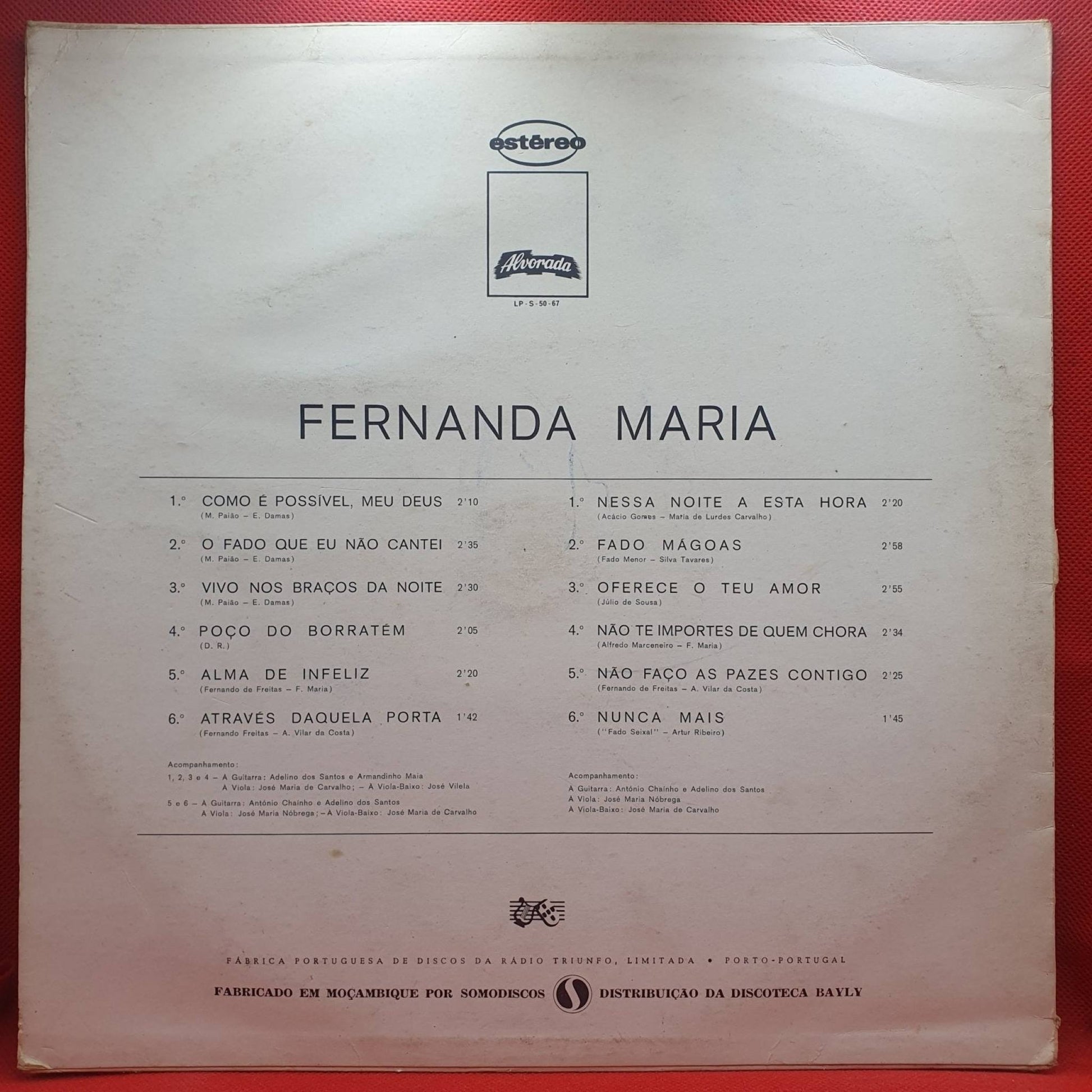 Fernanda Maria ‎– Fado Mágoas - Vinyl Store Online