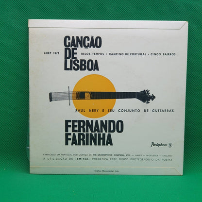 Fernando Farinha – Canção De Lisboa - Vinyl Store Online