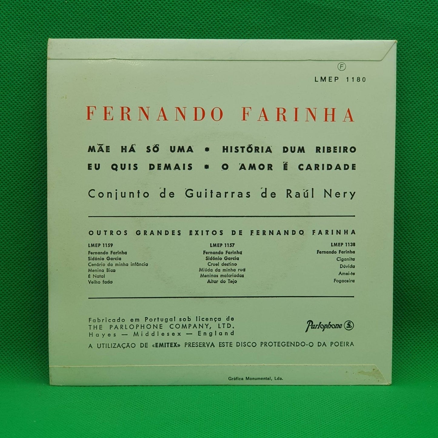 Fernando Farinha ‎– Mãe Há Só Uma - Vinyl Store Online