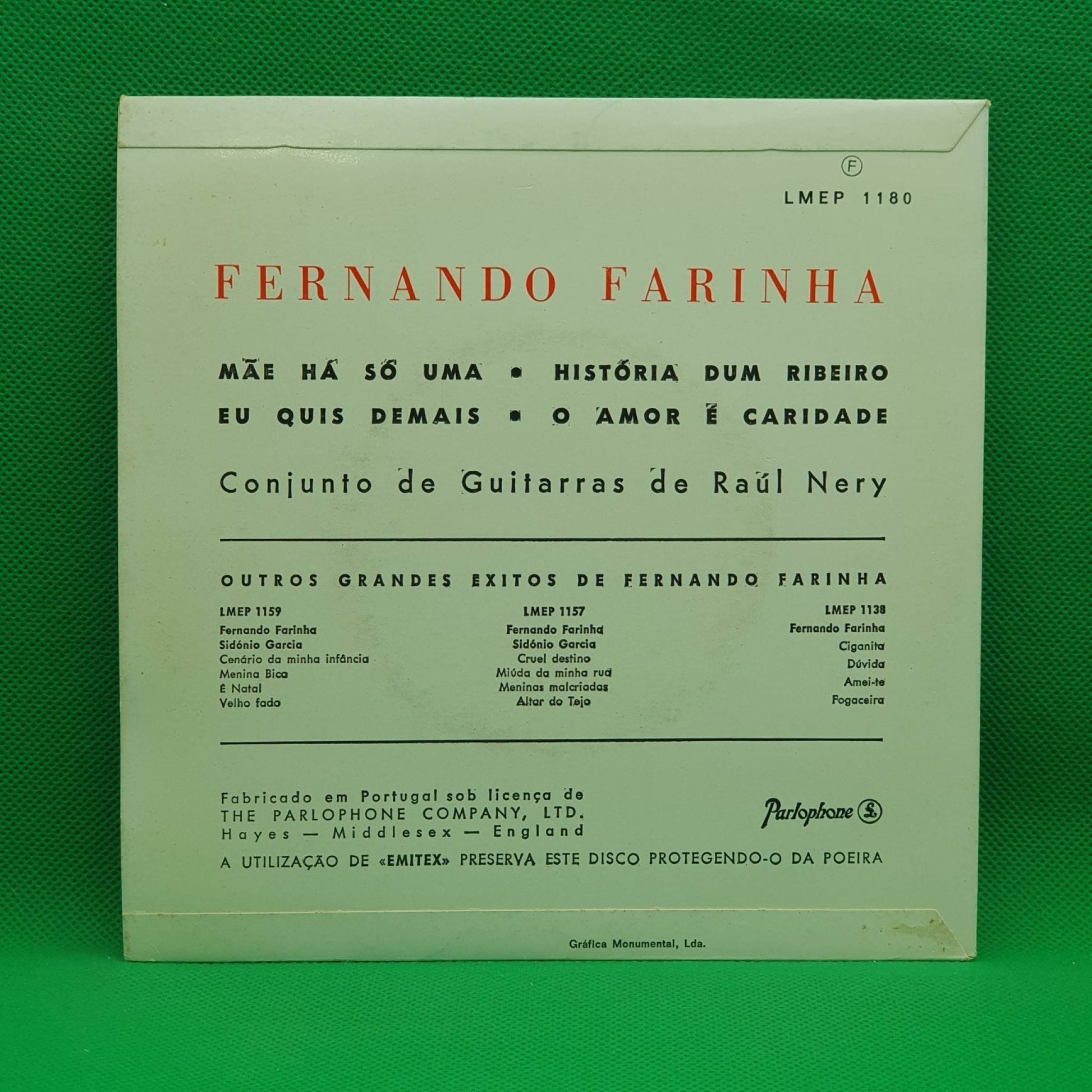 Fernando Farinha ‎– Mãe Há Só Uma - Vinyl Store Online