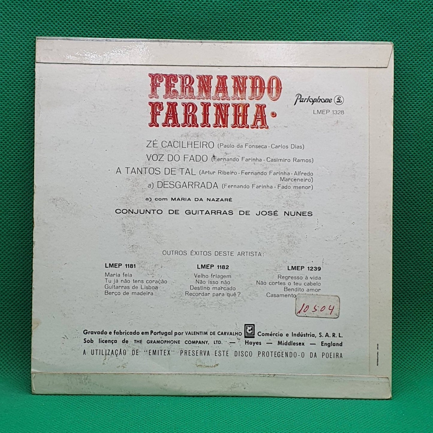 Fernando Farinha ‎– Zé Cacilheiro - Vinyl Store Online