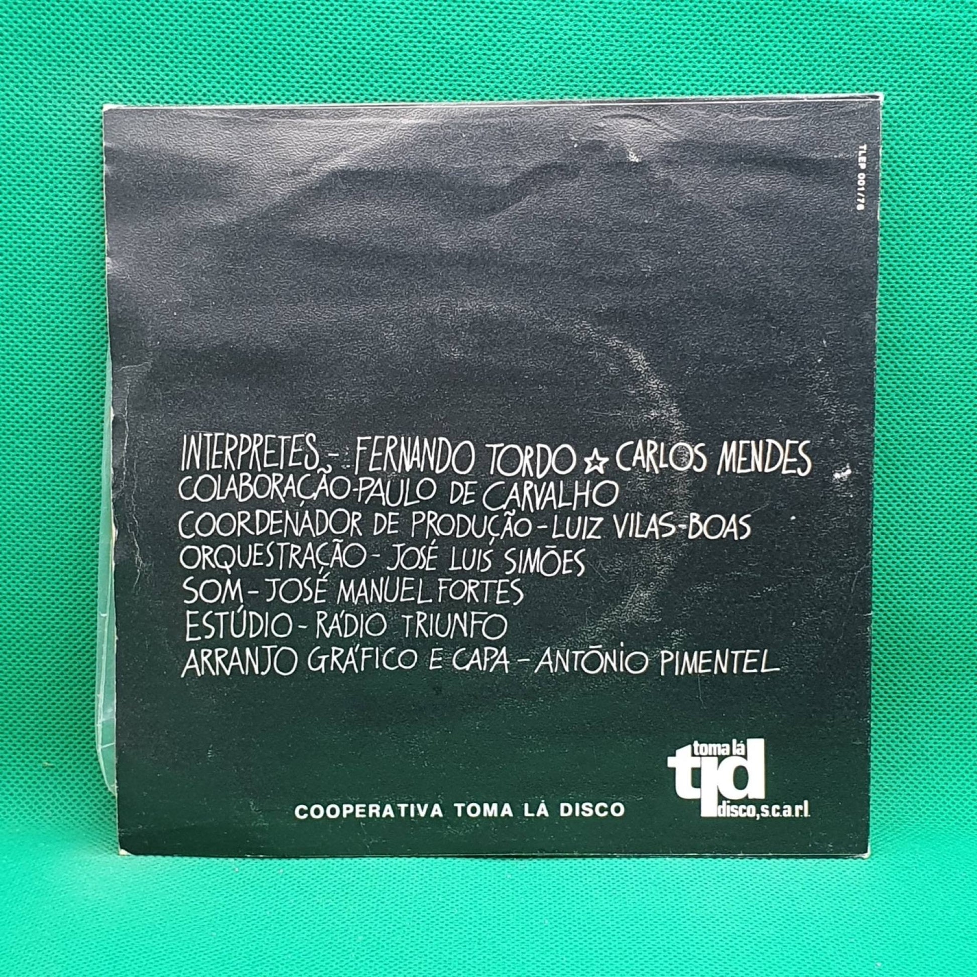 Fernando Tordo, Carlos Mendes, Paulo De Carvalho ‎– 4 Canções Para Portugal - Vinyl Store Online
