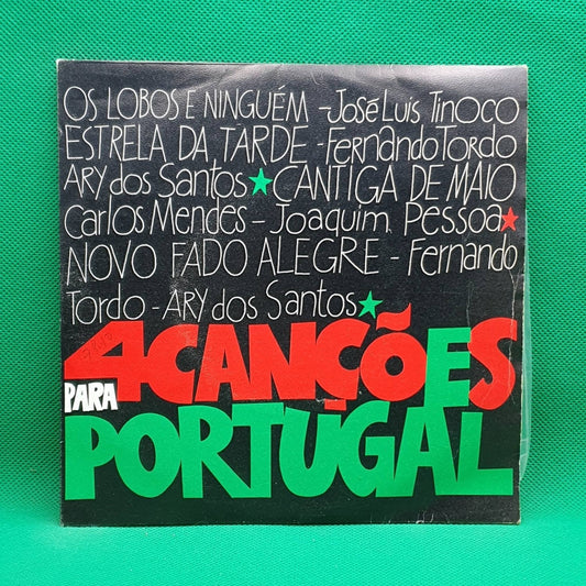Fernando Tordo, Carlos Mendes, Paulo De Carvalho ‎– 4 Canções Para Portugal - Vinyl Store Online