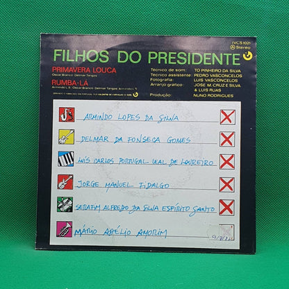 Filhos Do Presidente ‎– Primavera Louca - Vinyl Store Online