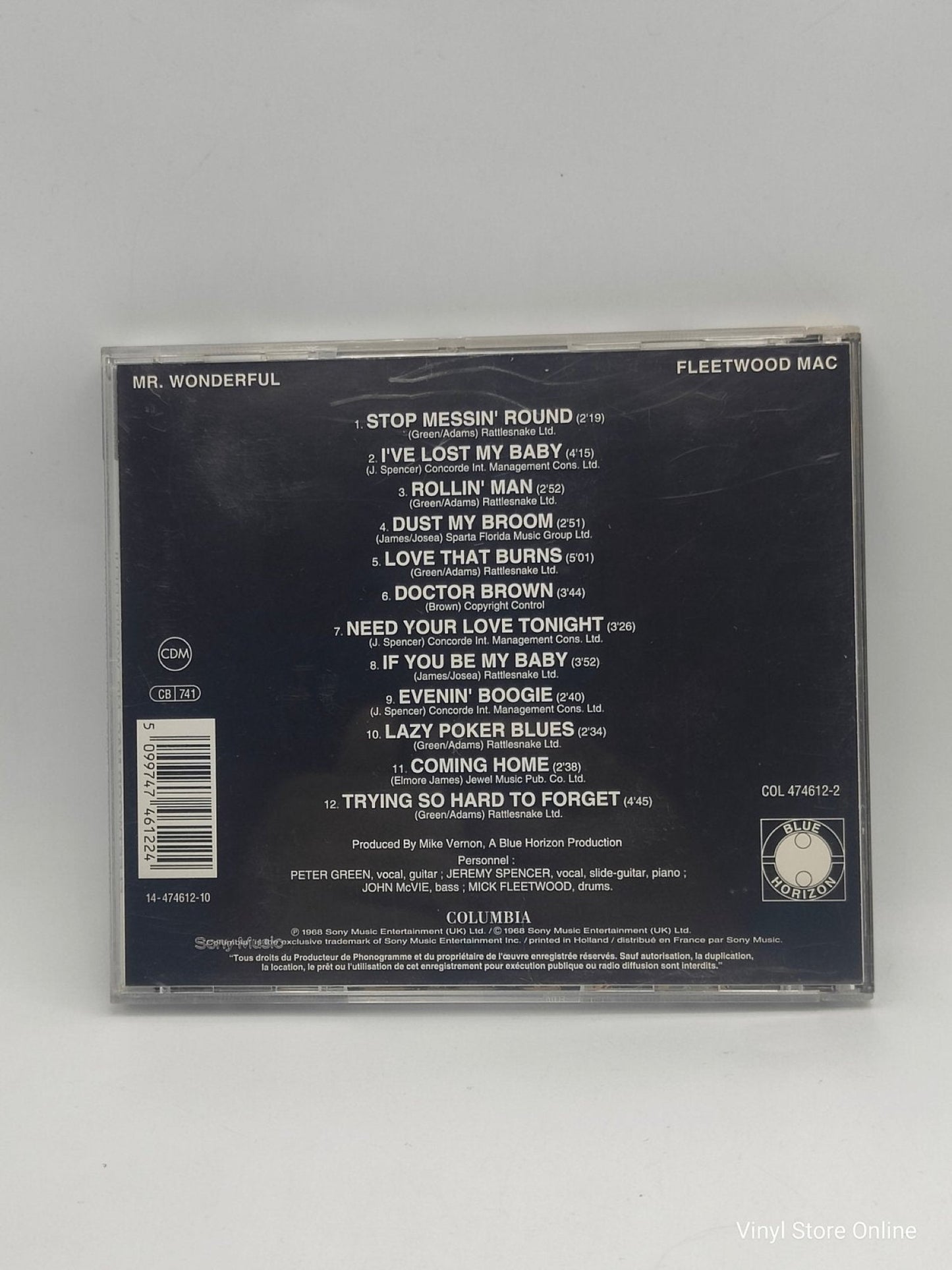 Fleetwood Mac ‎– Mr. Wonderful - Vinyl Store Online