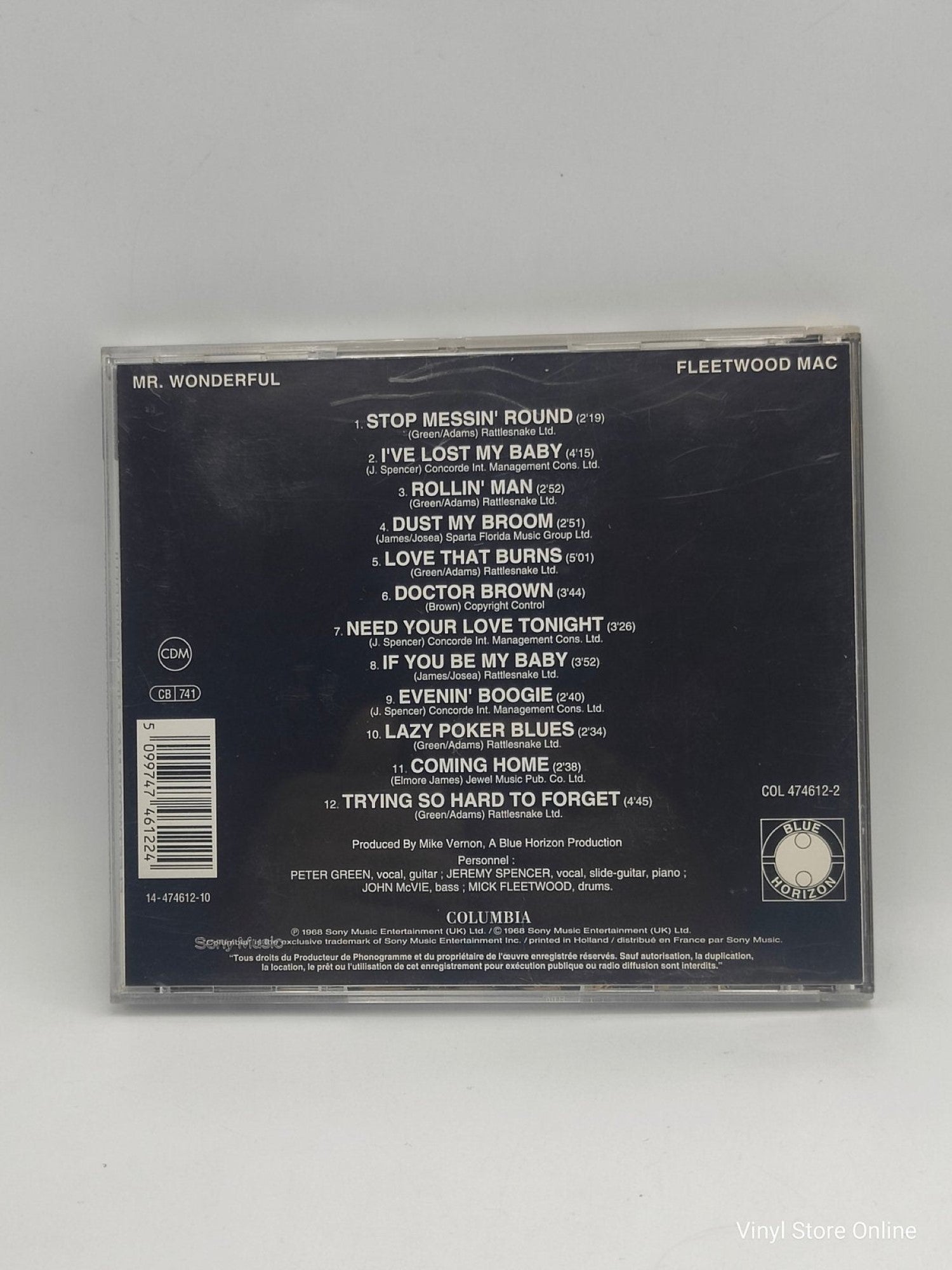 Fleetwood Mac ‎– Mr. Wonderful - Vinyl Store Online