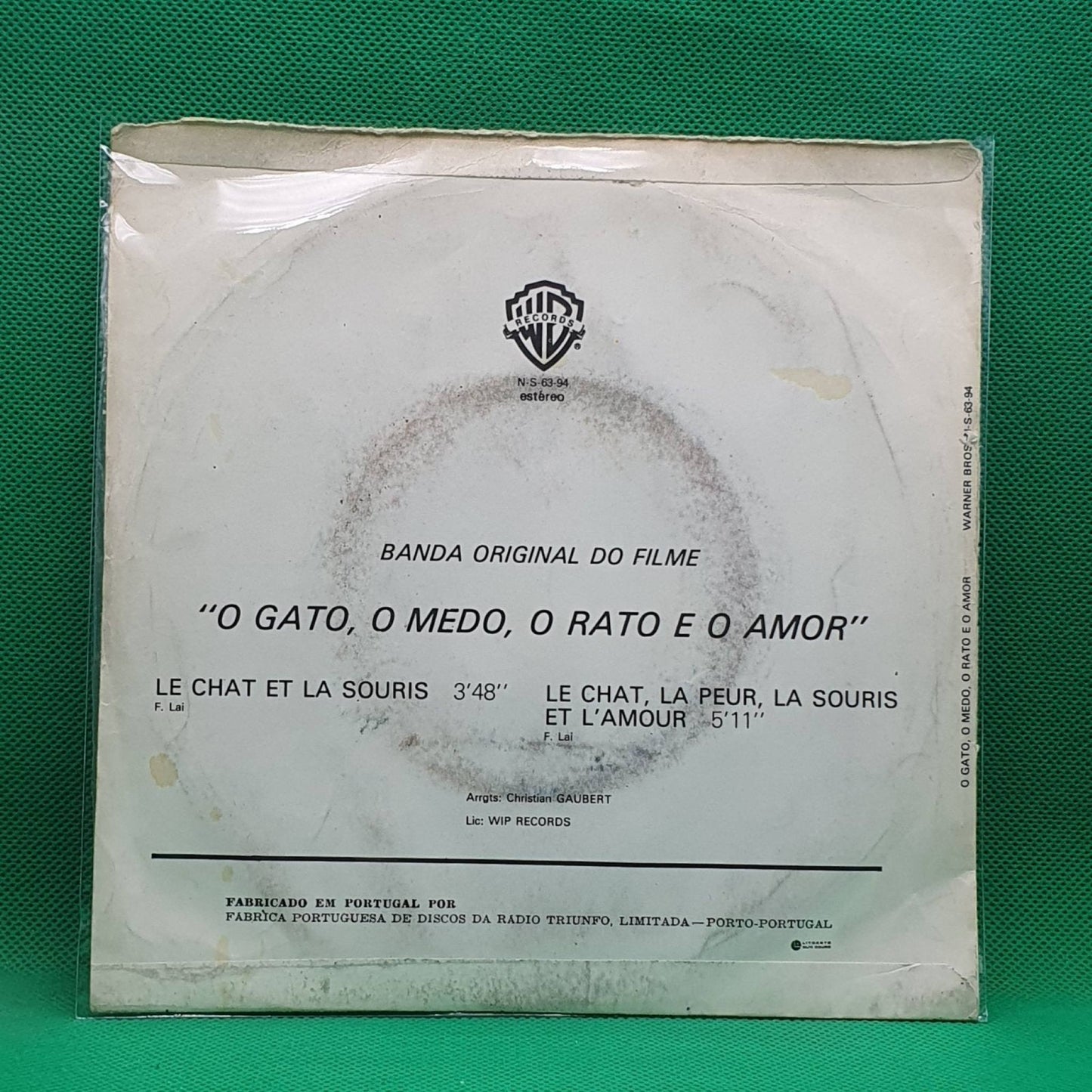 Francis Lai ‎– Le Chat Et La Souris - Vinyl Store Online