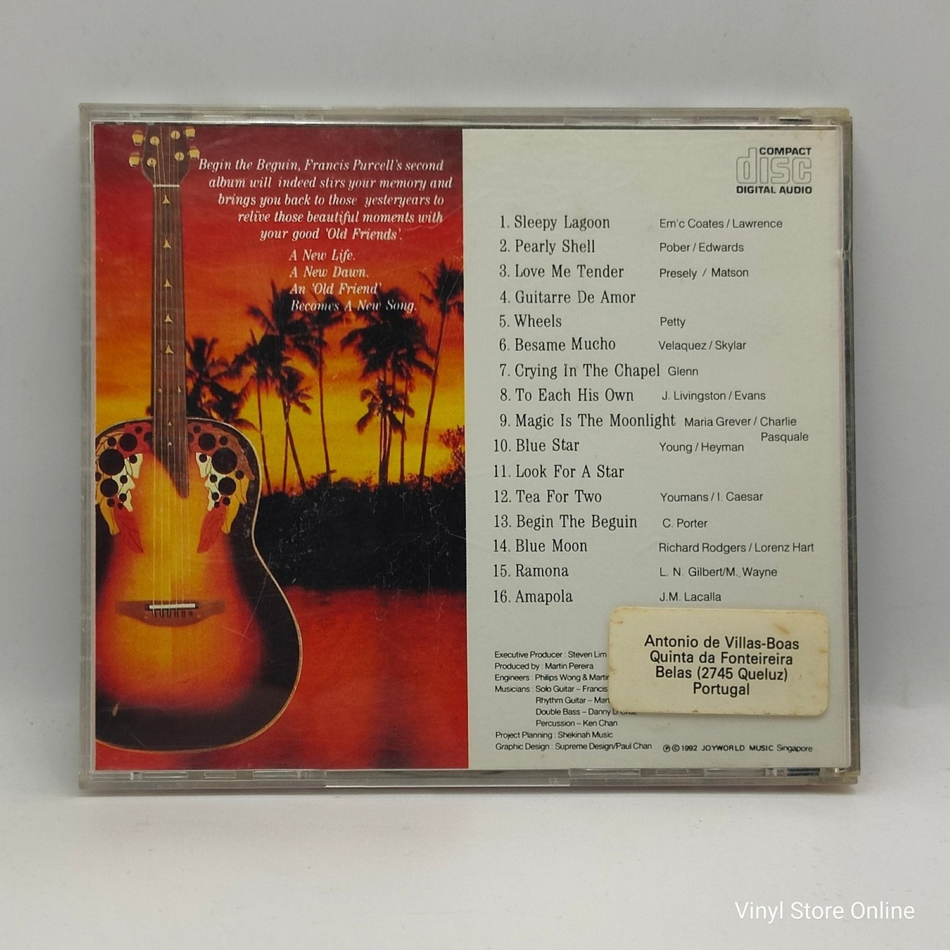 Francis Purcell ‎– Guitar Indigo Latin: Besame Mucho - Vinyl Store Online