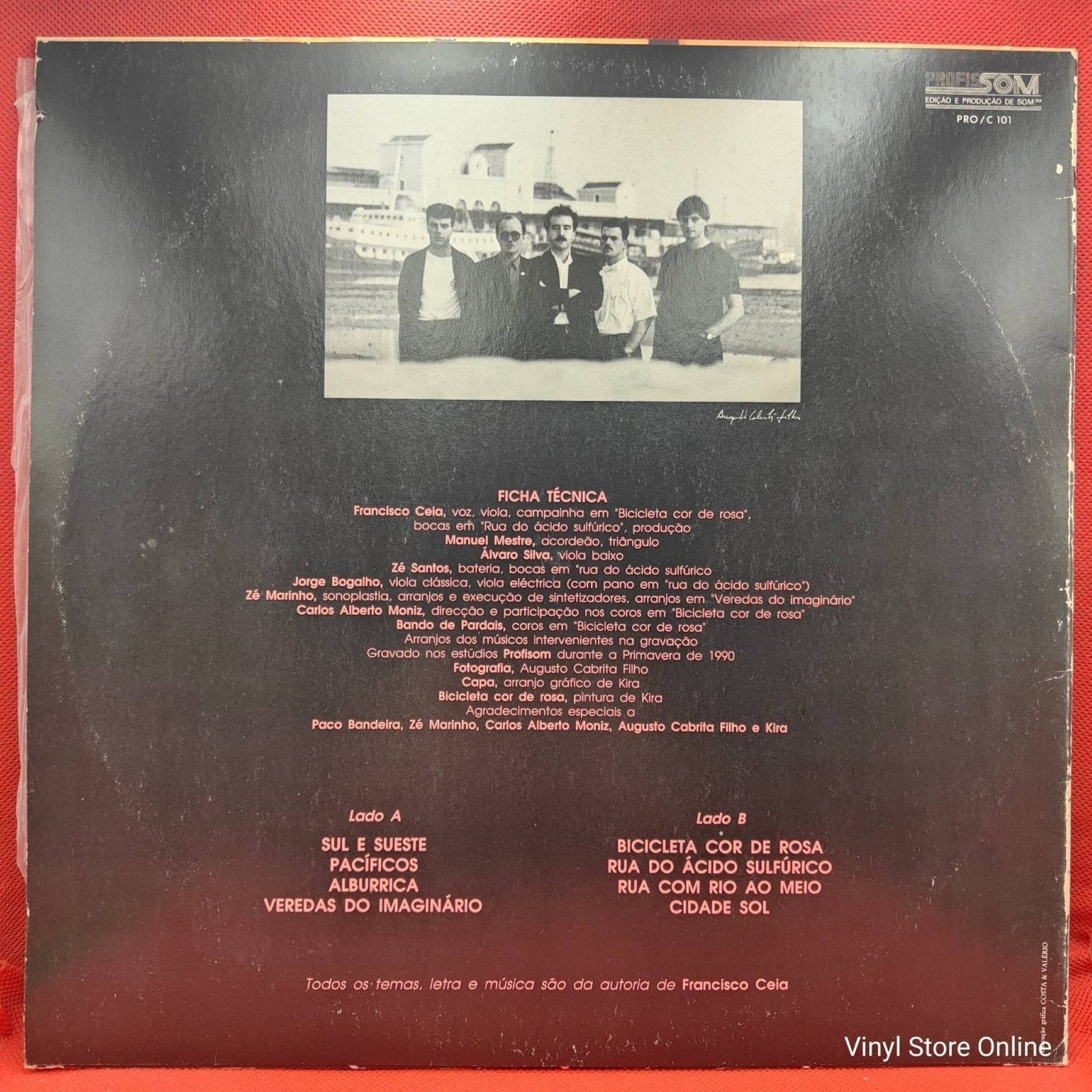 Francisco Ceia ‎– Bicicleta Cor de Rosa - Vinyl Store Online