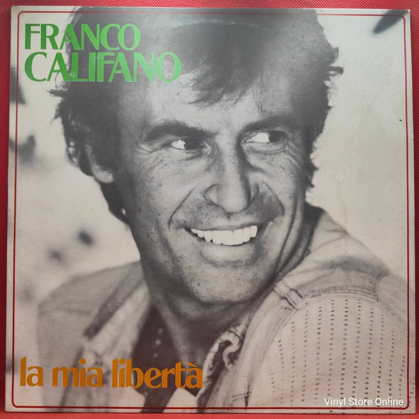 Franco Califano ‎– La Mia Libertà - Vinyl Store Online