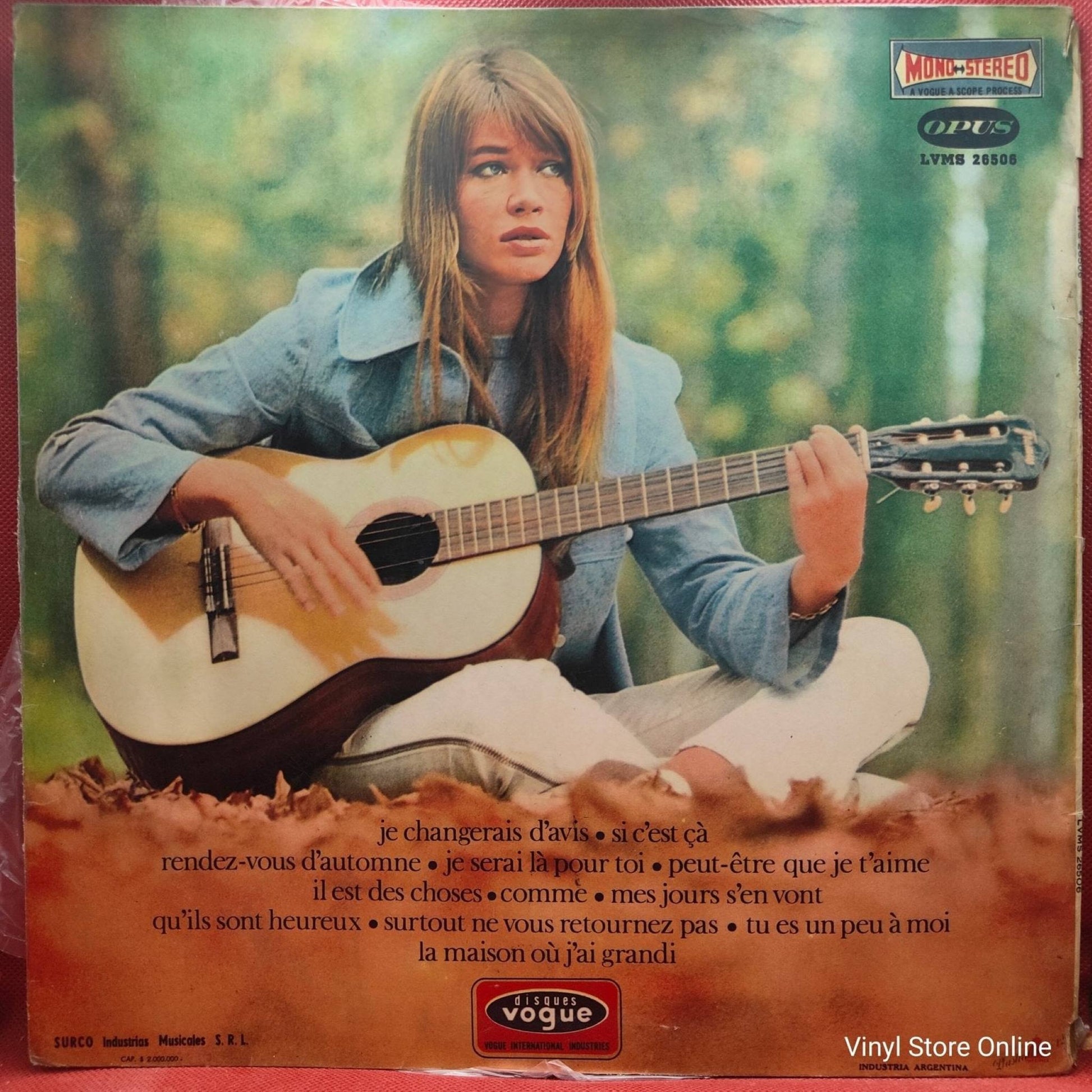 Françoise Hardy ‎– Françoise - Vinyl Store Online