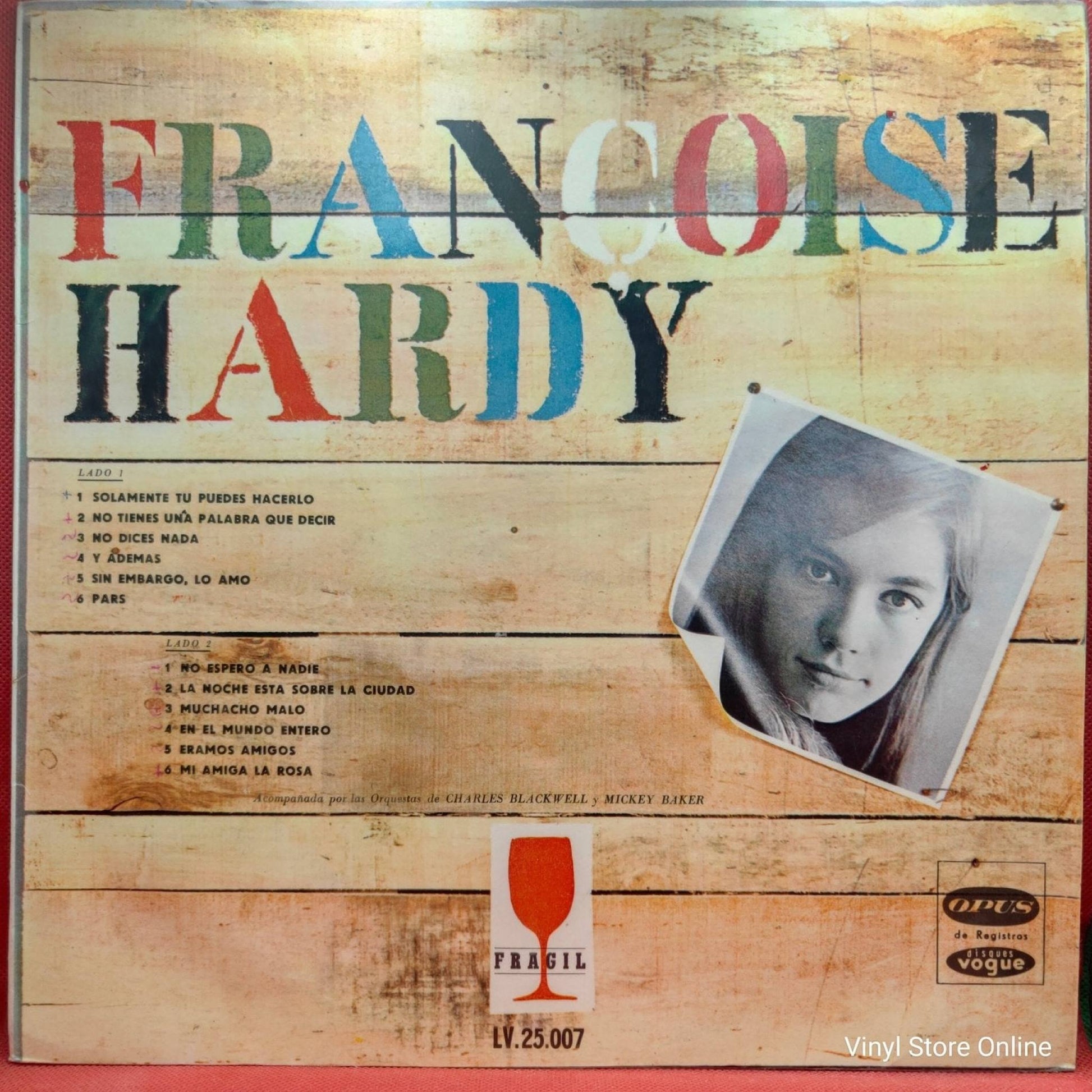 Françoise Hardy ‎– Françoise Hardy - Vinyl Store Online