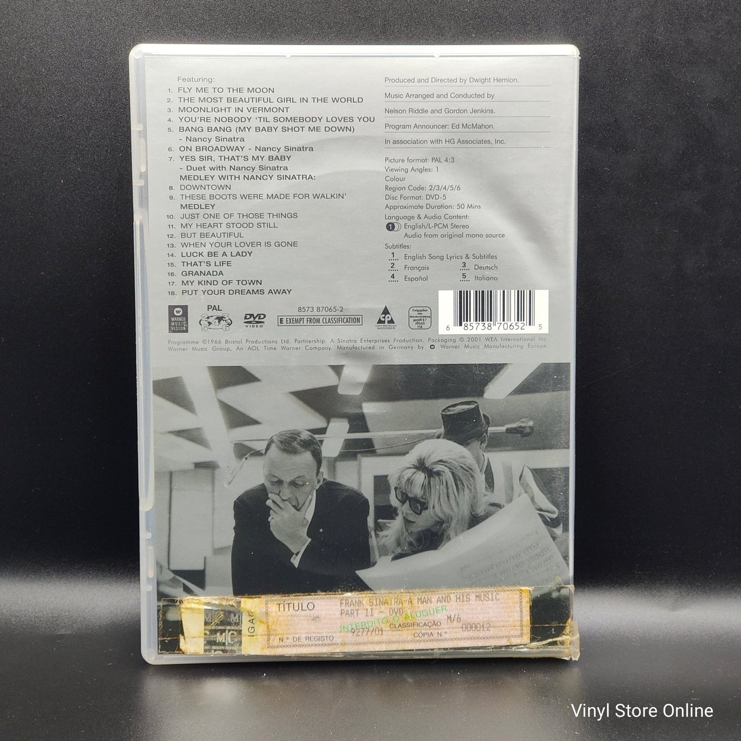 Frank Sinatra ‎– A Man And His Music Part II - Vinyl Store Online