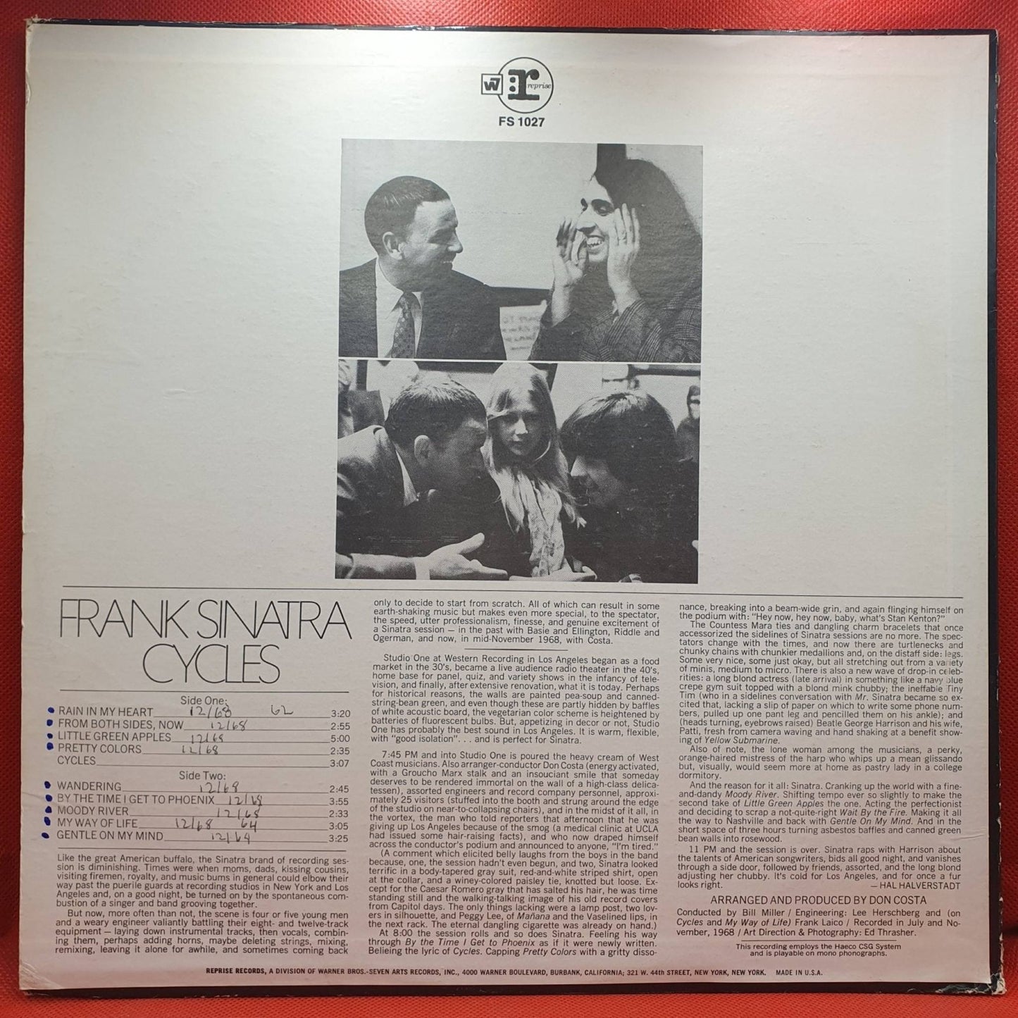 Frank Sinatra – Cycles - Vinyl Store Online