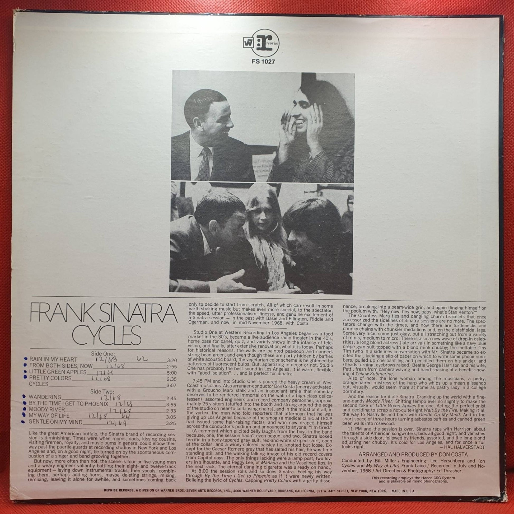 Frank Sinatra – Cycles - Vinyl Store Online