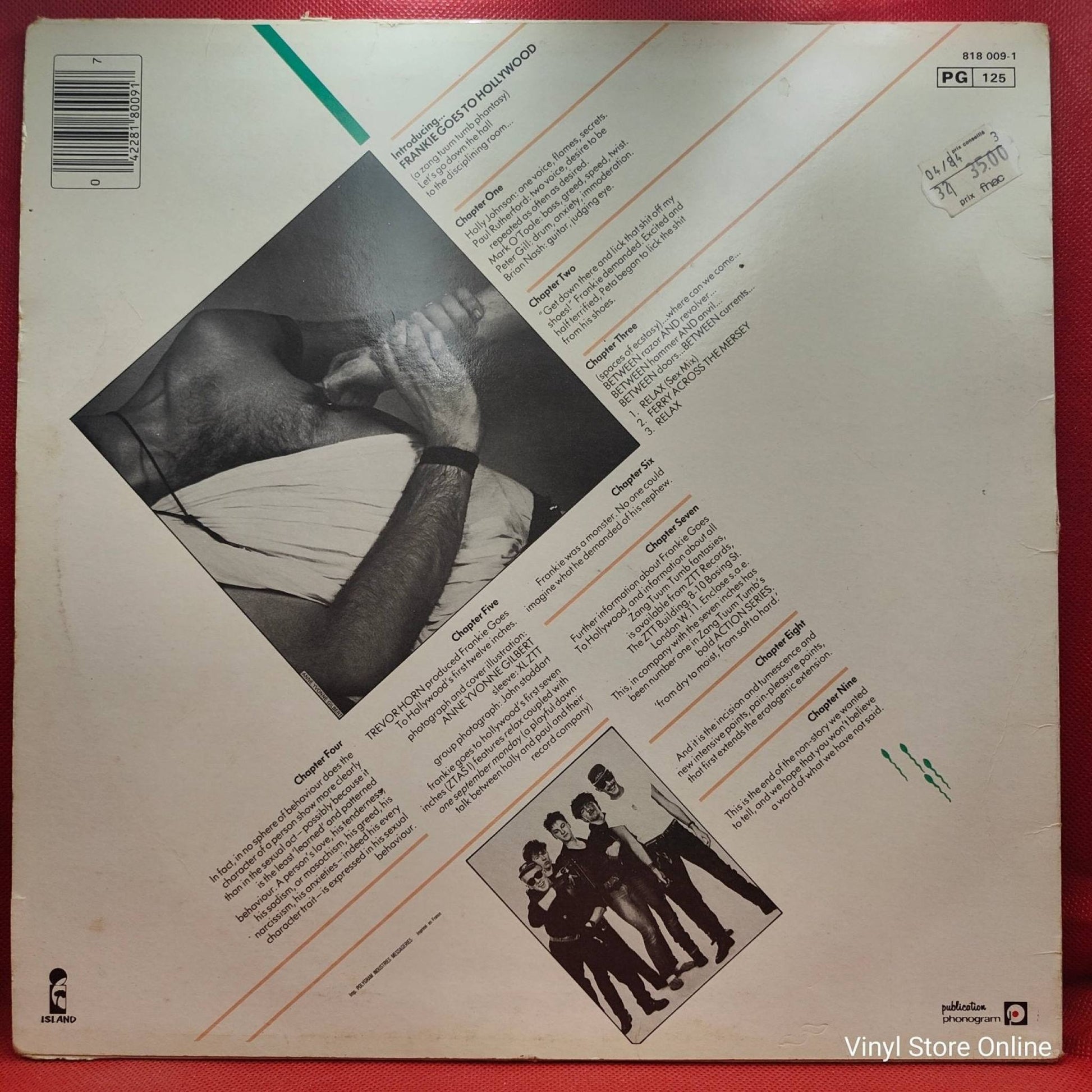 Frankie Goes To Hollywood ‎– Relax - Vinyl Store Online