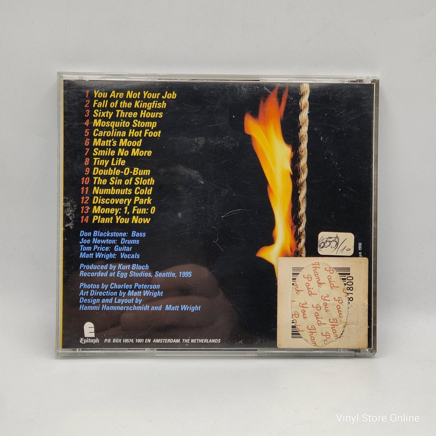 Gas Huffer ‎– The Inhuman Ordeal Of Special Agent Gas Huffer - Vinyl Store Online