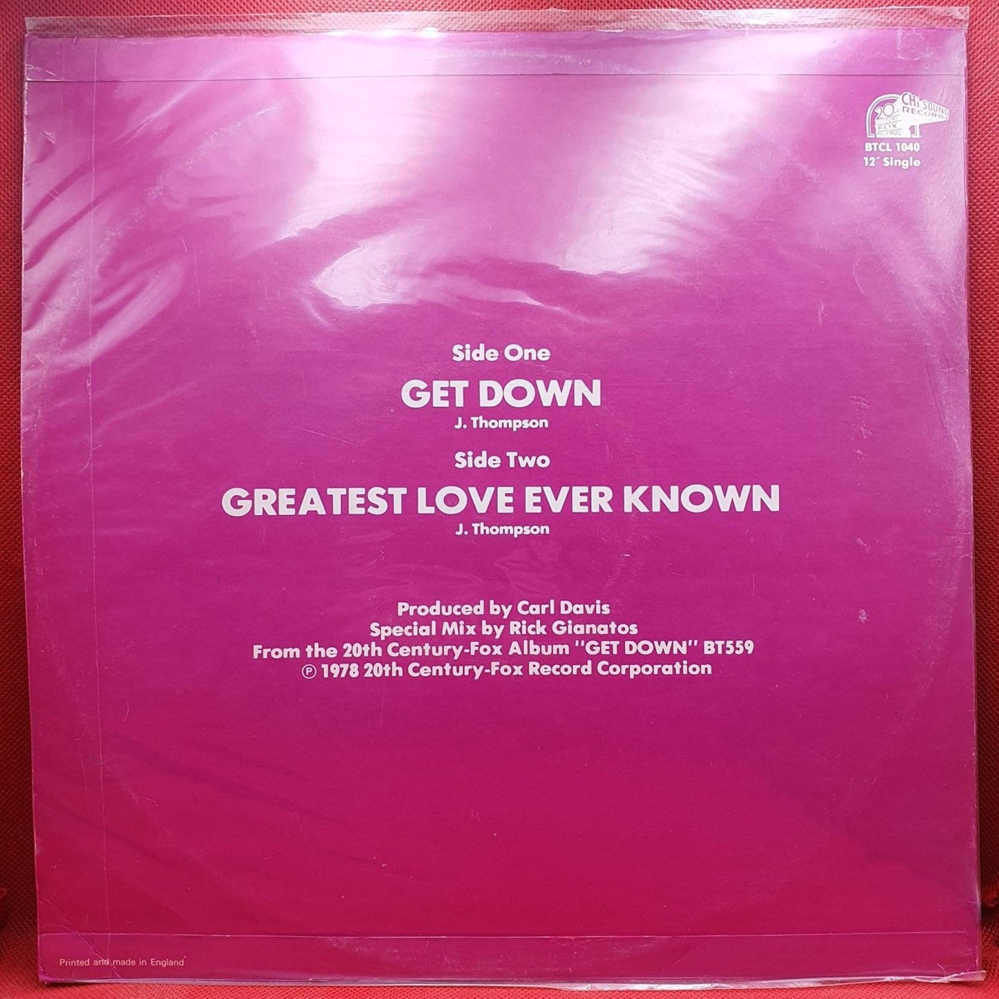 Gene Chandler ‎– Get Down - Vinyl Store Online