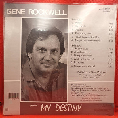 Gene Rockwell ‎– You Are My Destiny - Vinyl Store Online