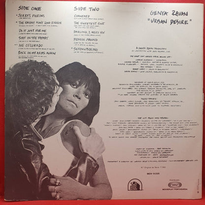 Genya Ravan ‎– Urban Desire - Vinyl Store Online