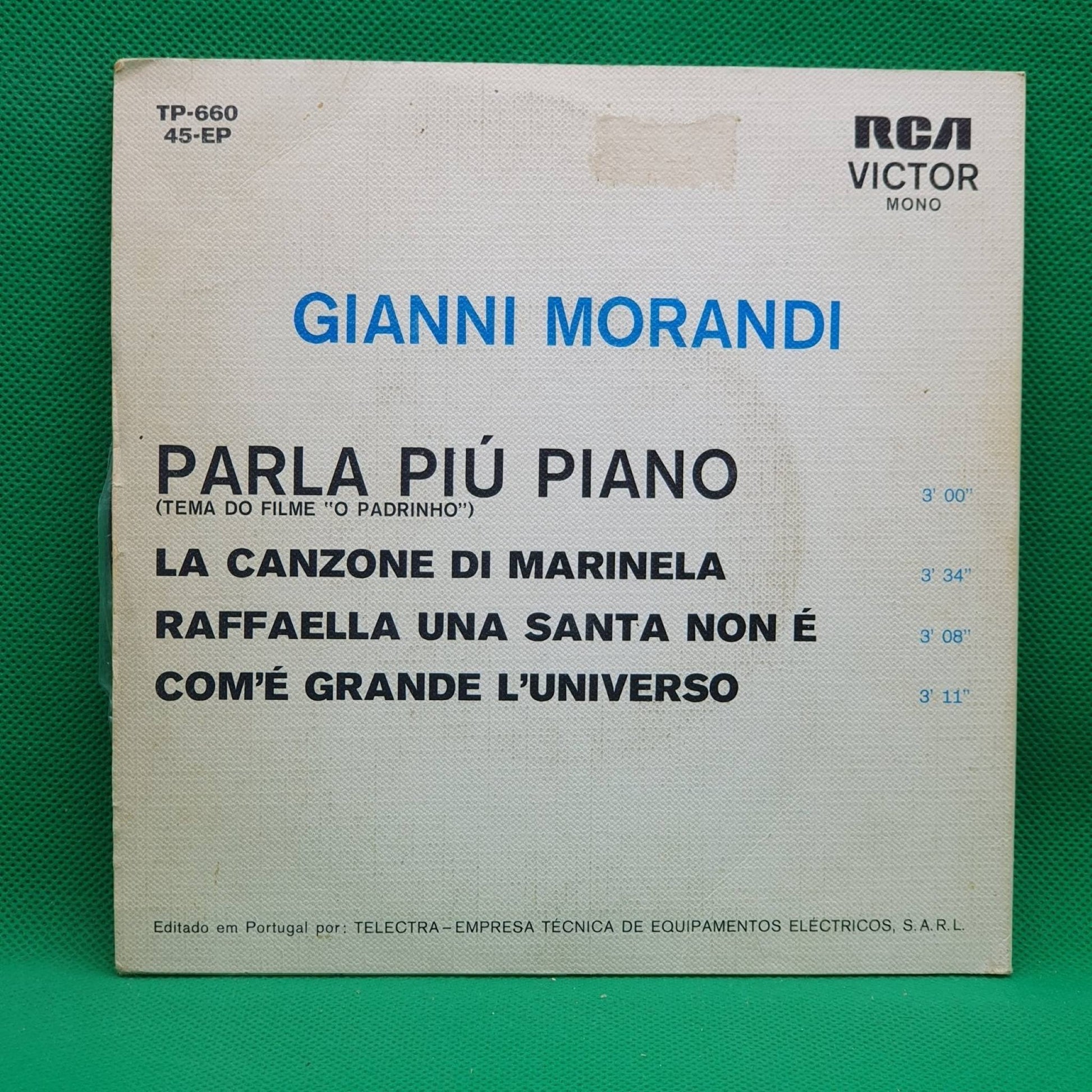 Gianni Morandi ‎– Parla Piu' Piano / La Canzone Di Marinella - Vinyl Store Online