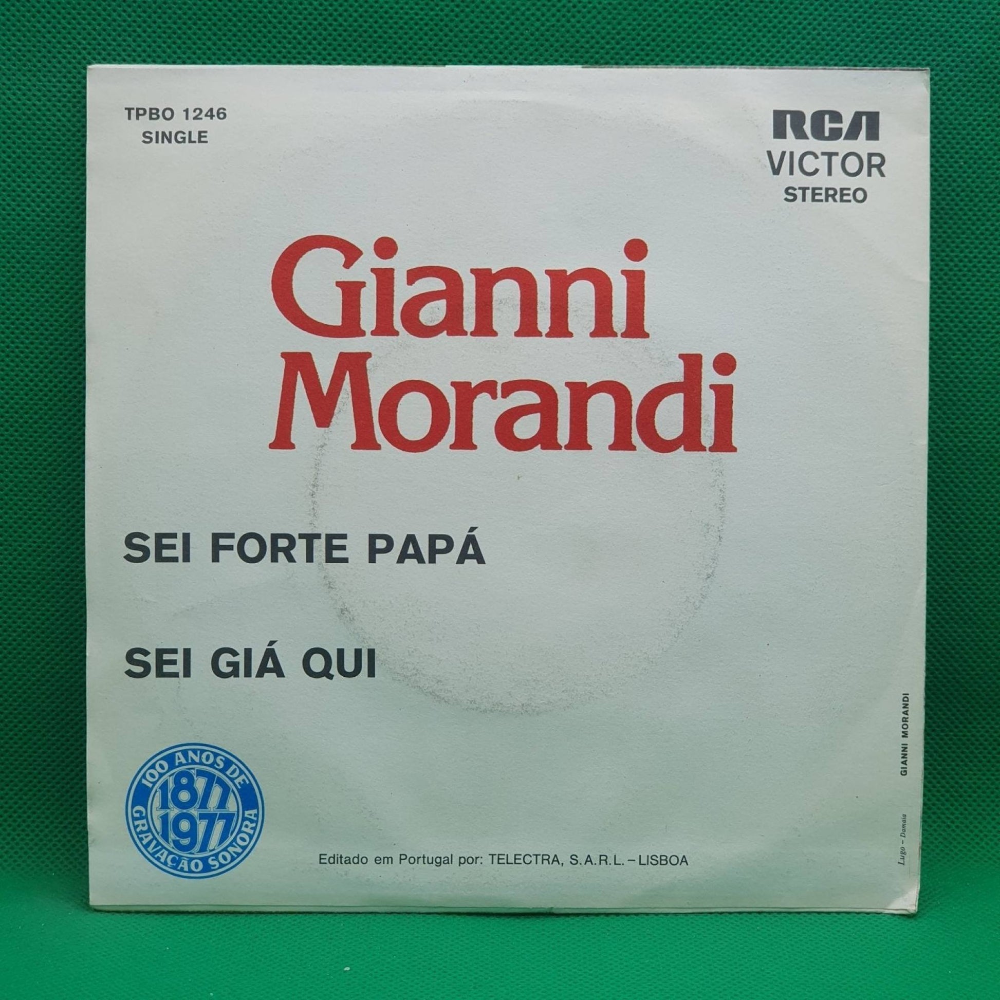 Gianni Morandi ‎– Sei Forte Papà / Sei Già Qui - Vinyl Store Online