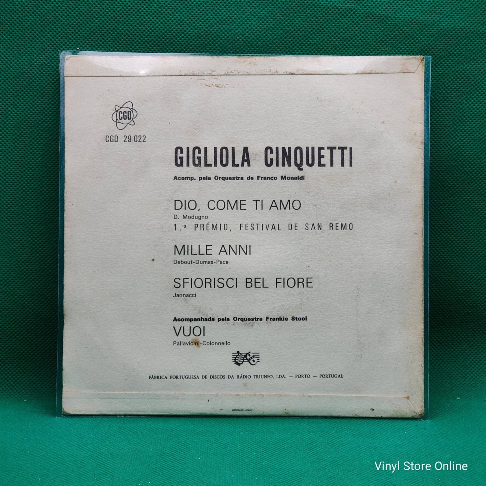 Gigliola Cinquetti ‎– Dio, Come Ti Amo - Vinyl Store Online