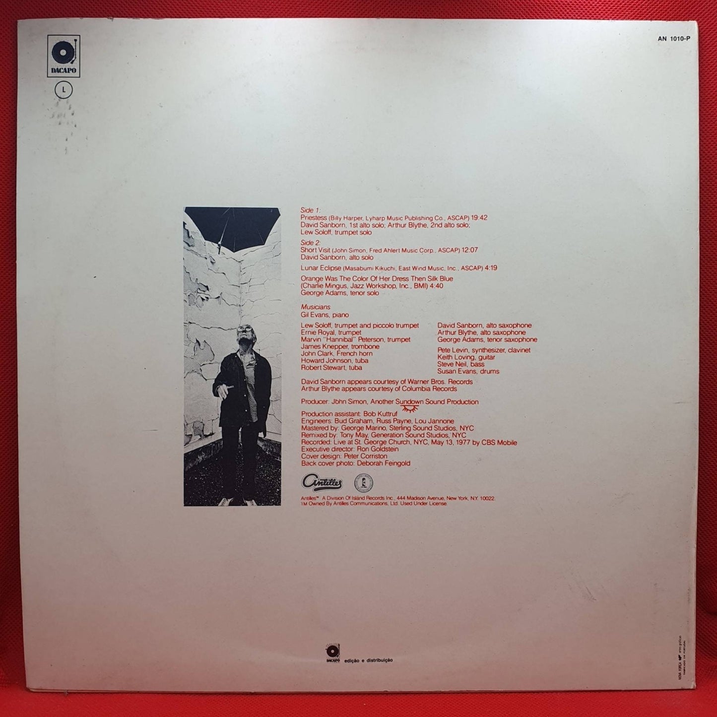 Gil Evans – Priestess - Vinyl Store Online