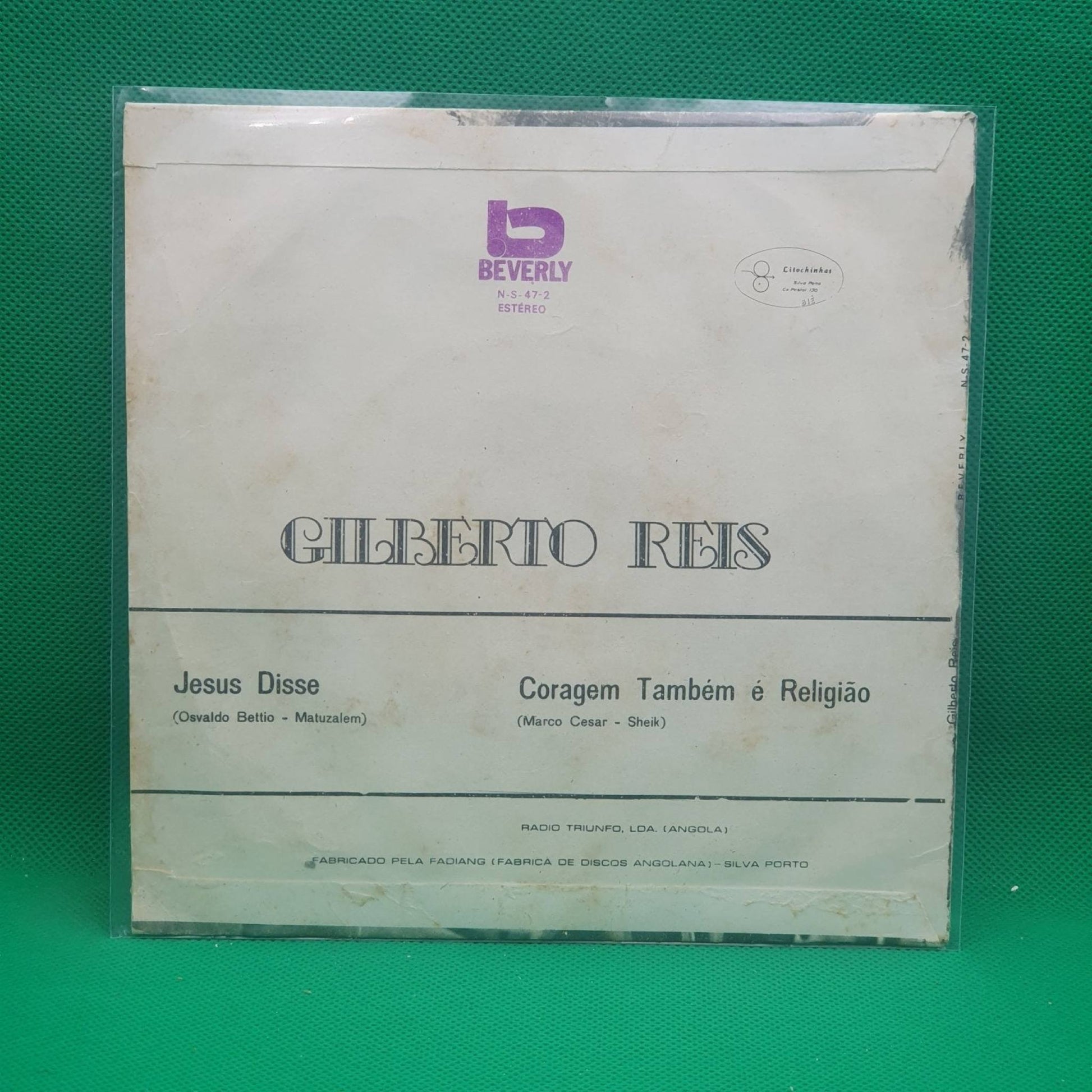 Gilberto Reis ‎– Jesus Disse - Vinyl Store Online