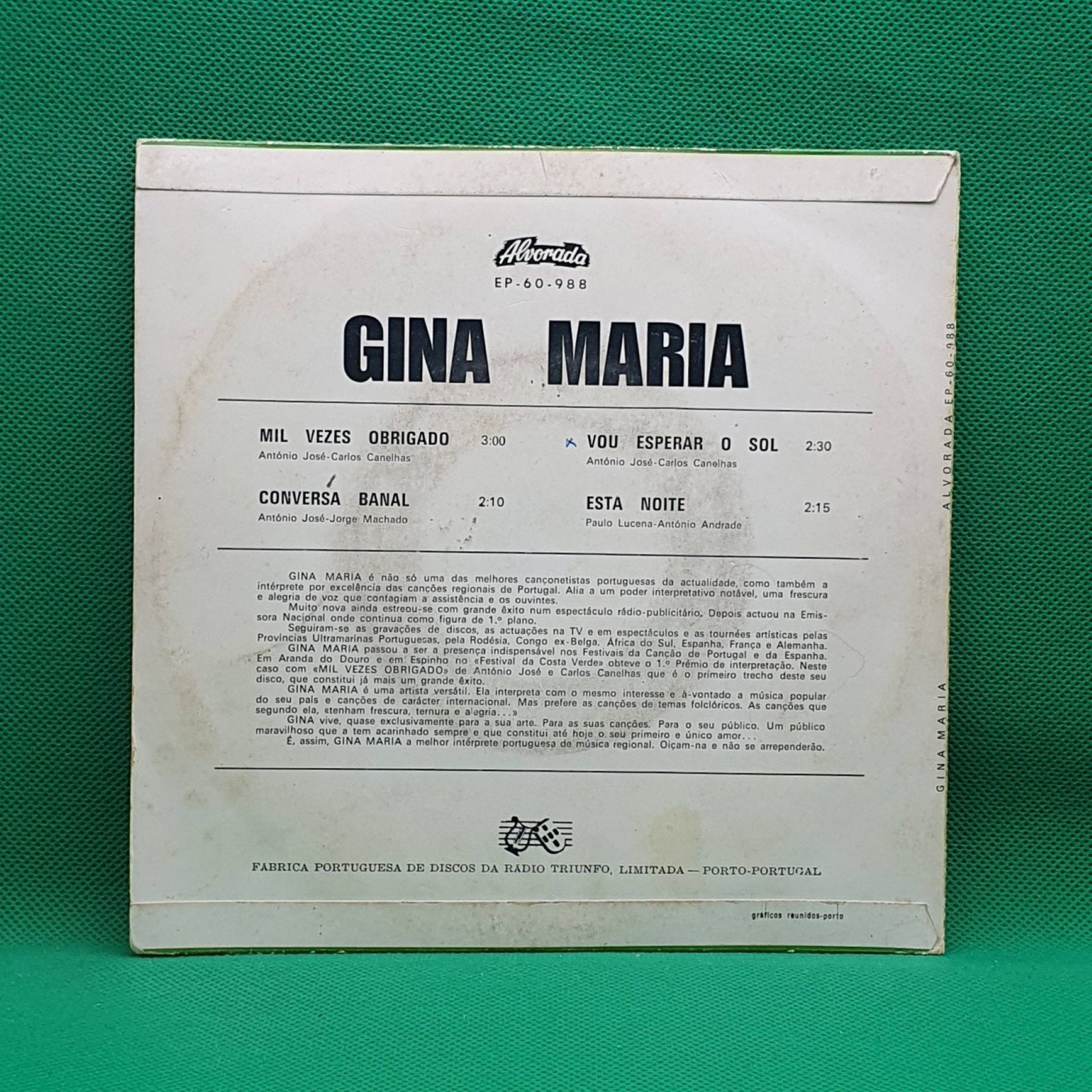 Gina Maria ‎– Gina Maria - Vinyl Store Online