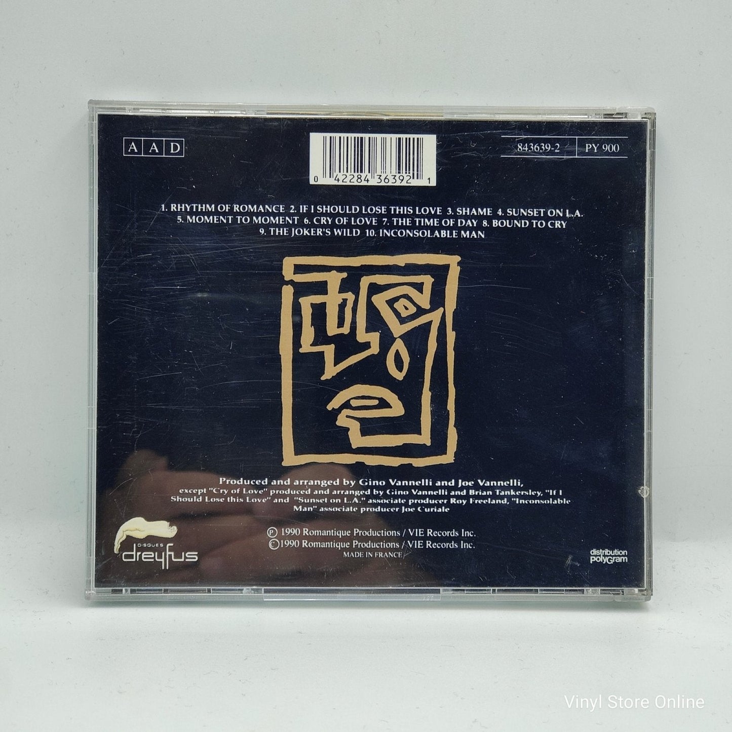 Gino Vannelli ‎– Inconsolable Man - Vinyl Store Online