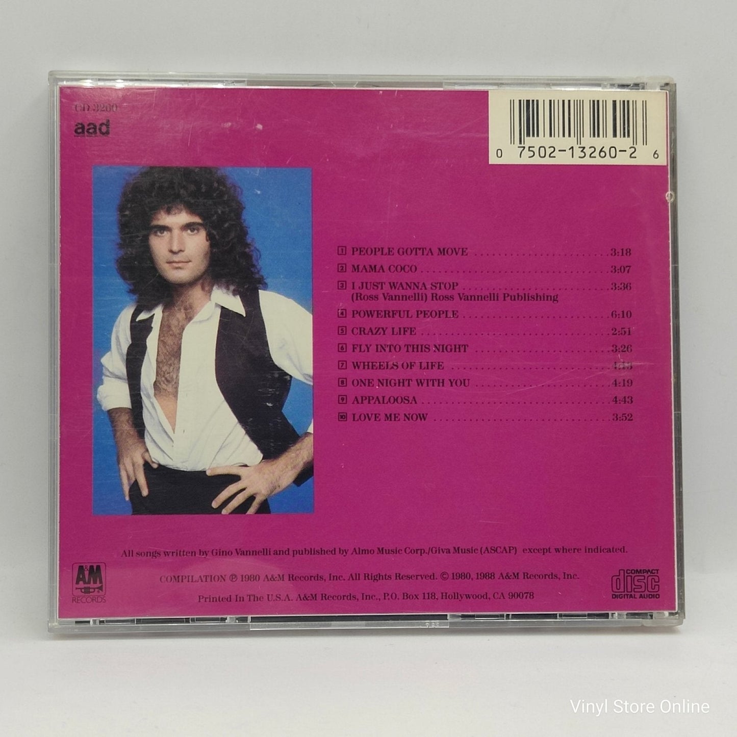 Gino Vannelli ‎– The Best Of Gino Vannelli - Vinyl Store Online