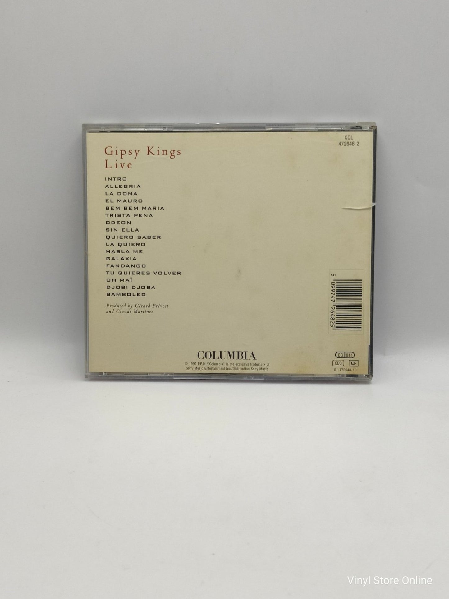 Gipsy Kings ‎– Live - Vinyl Store Online
