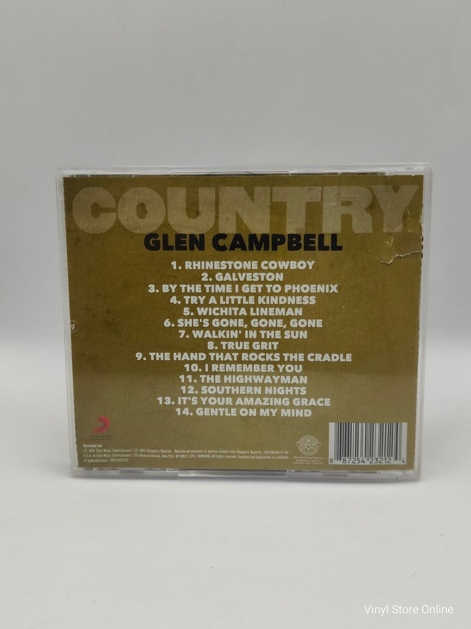 Glen Campbell ‎– Country - Vinyl Store Online