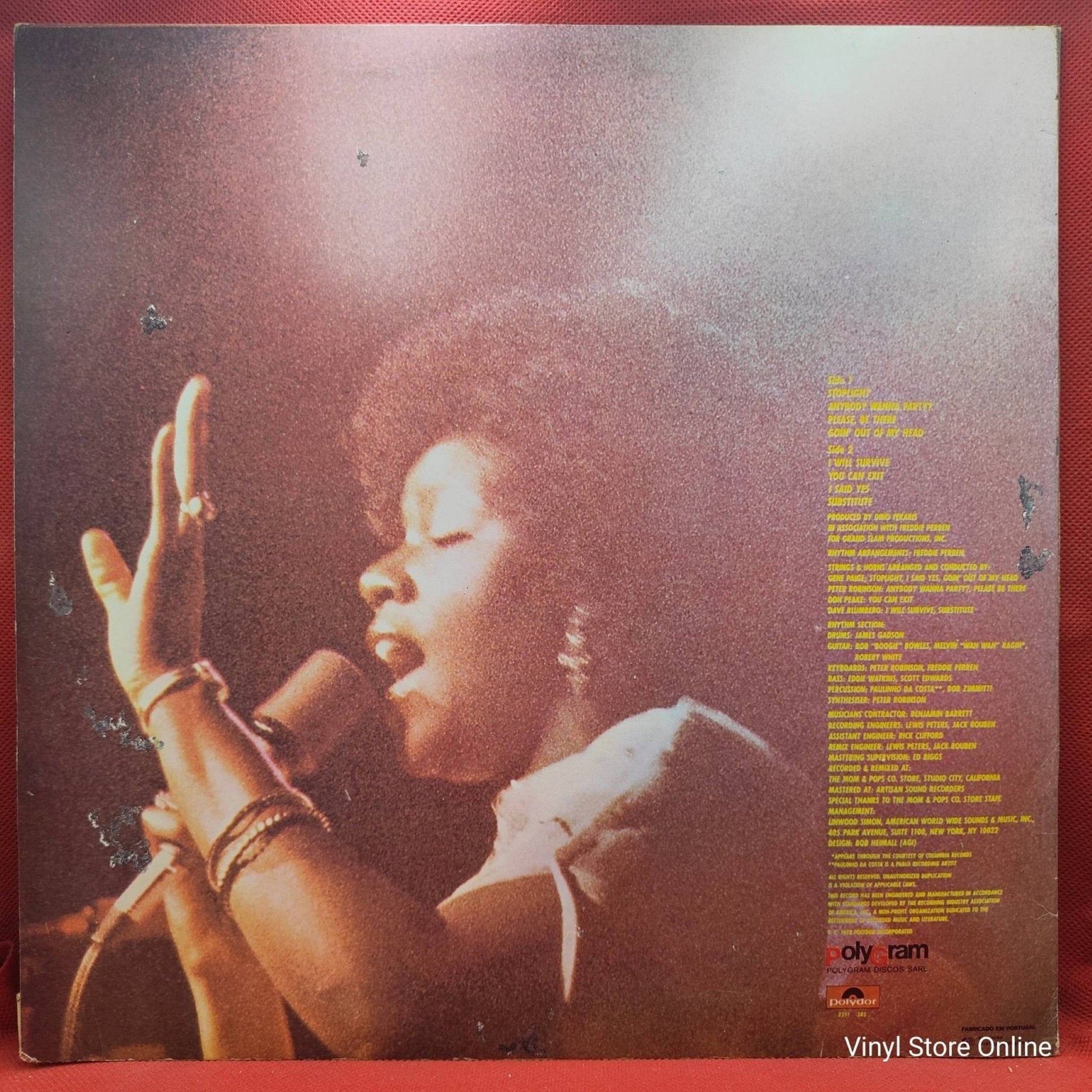 Gloria Gaynor ‎– Love Tracks - Vinyl Store Online