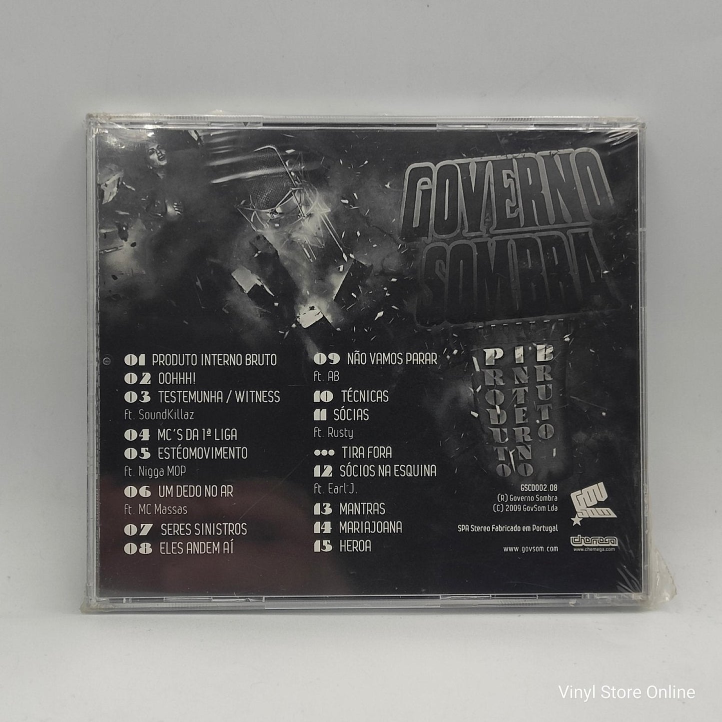 Governo Sombra ‎– Produto Interno Bruto - Vinyl Store Online