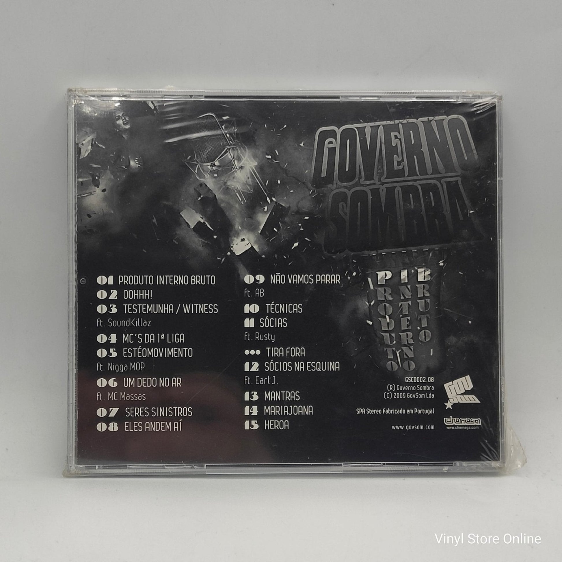 Governo Sombra ‎– Produto Interno Bruto - Vinyl Store Online