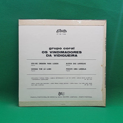 Grupo Coral Os Vindimadores Da Vidigueira ‎– Vou - me Embora Para Lisboa - Vinyl Store Online